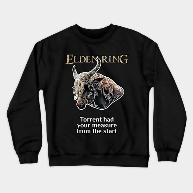 Elden Ring, Torrent art Crewneck Sweatshirt by Credible Studios